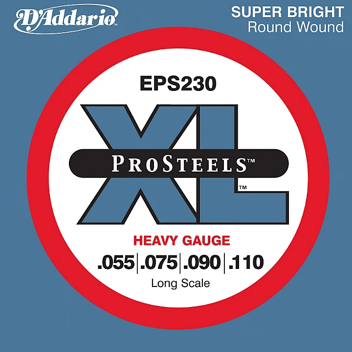EPS230 ProSteel Long Scale Bass Strings Heavy