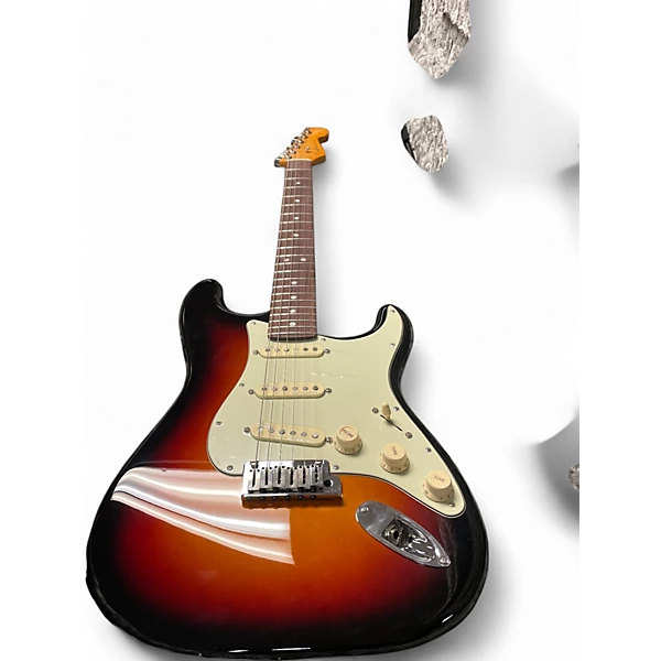 Used 2019 Fender American Ultra Stratocaster 2 Color Sunburst Solid Body Electric Guitar