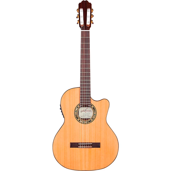 F65CW TL Thin Bodied Nylon String Acoustic Electric Guitar Natural