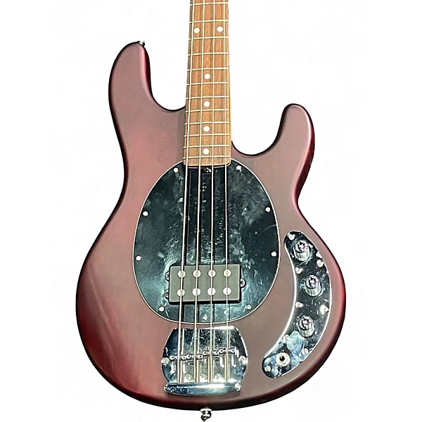 Sterling by Music Man Used Sterling by Music Man Sub 4 Burgundy Electric Bass Guitar
