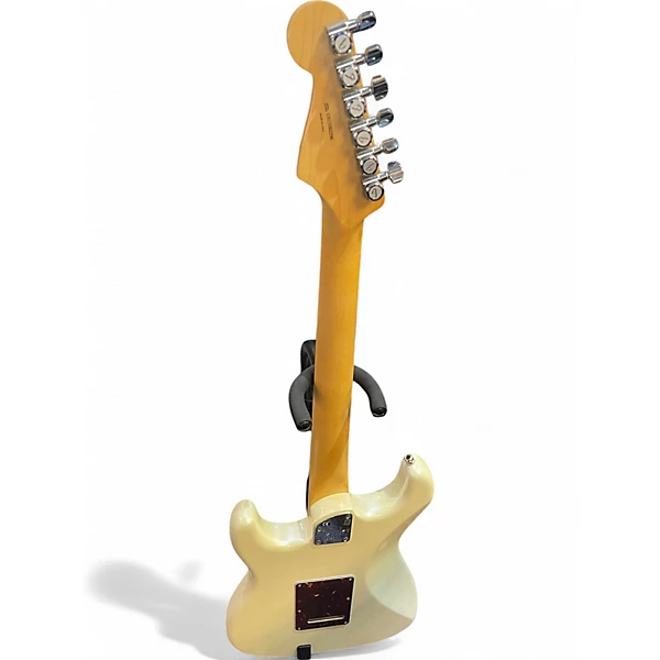 Used Fender American Elite Stratocaster Olympic Pearl Solid Body Electric Guitar