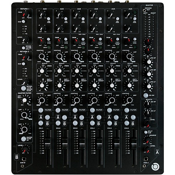 PLAYdifferently MODEL 1 6 Channel Premium Analogue DJ Mixer