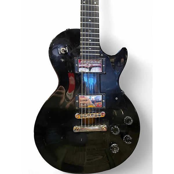 Vintage 1980s Gibson Les Paul Studio Ebony Solid Body Electric Guitar
