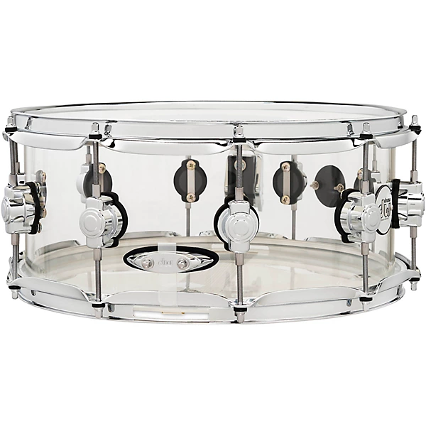 Design Series Acrylic Snare Drum With Chrome Hardware