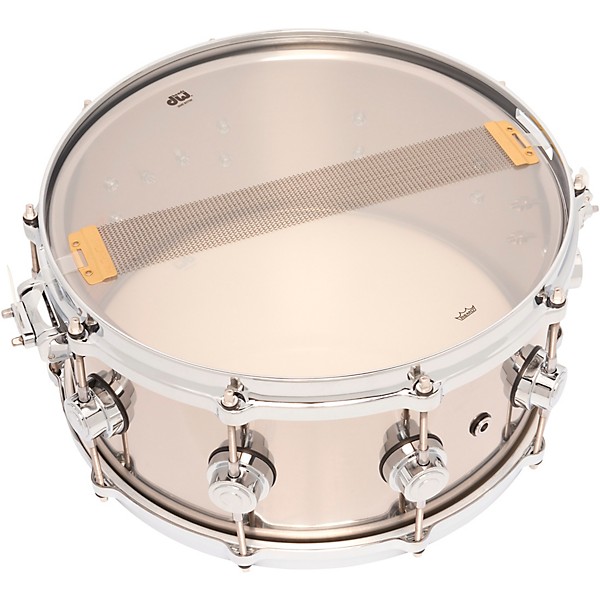 Collectors Series Stainless Steel Snare Drum With Die Cast Hoops