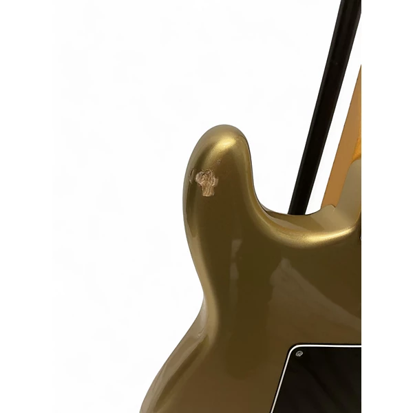 Used Fender Lincoln Brewster Stratocaster Gold Solid Body Electric Guitar