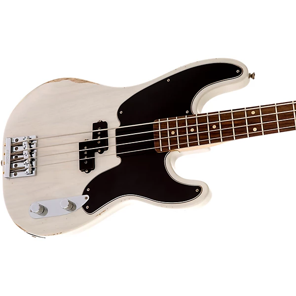 Mike Dirnt Roadworn Precision Bass White Blonde Rosewood Fingerboard
