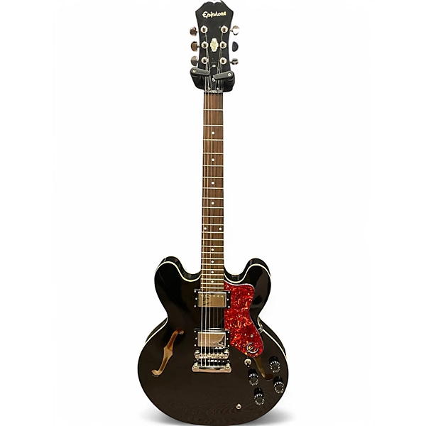 Epiphone Used Epiphone Dot Ebony Hollow Body Electric Guitar