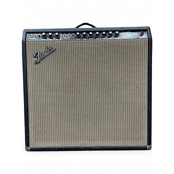 Vintage 1966 Fender Super Reverb 4x10 Tube Guitar Combo Amp