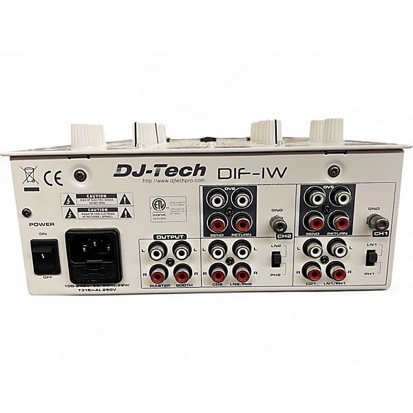 DJ TECH Used DJ TECH DIF 1W DJ Mixer.gc