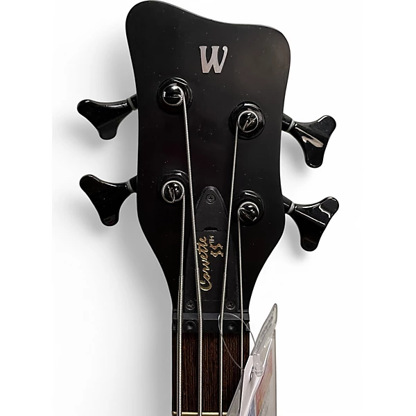 Warwick Used 2000s Warwick Corvette 4 String LImited Edition Cherry Electric Bass Guitar.gc