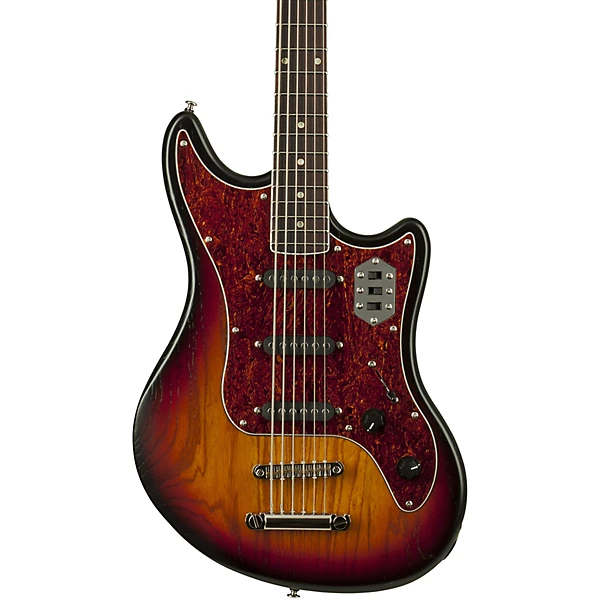 Hellcat VI Extended Range Electric Guitar 3 Tone Sunburst