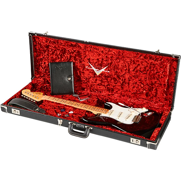 Fender Custom Shop Limited Edition '69 Stratocaster Journeyman Relic Electric Guitar Aged Black