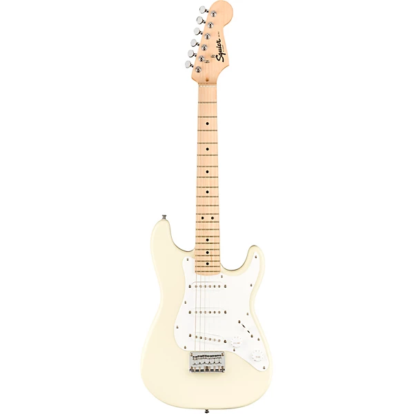 Squier Mini Stratocaster Maple Fingerboard Limited Edition Electric Guitar Olympic White