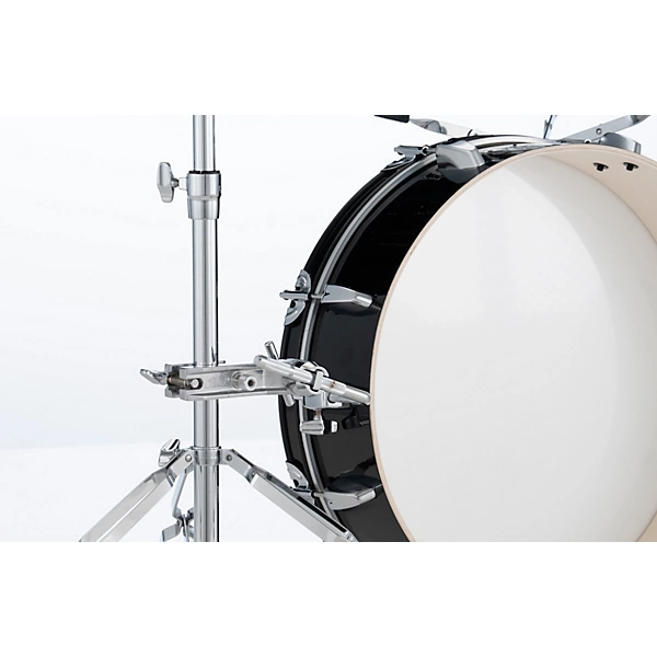 Drum Frame Playable Displayable Bass Drum with Wall Mount 20 x 5 in Jet Black