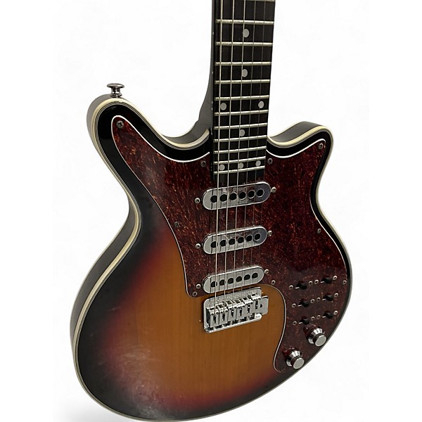 Used Burns Brian May Tobacco Sunburst Solid Body Electric Guitar