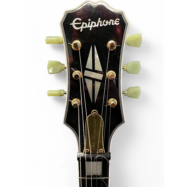Epiphone Used Epiphone Limited Edition Tak Matsumoto DC Custom Black Solid Body Electric Guitar