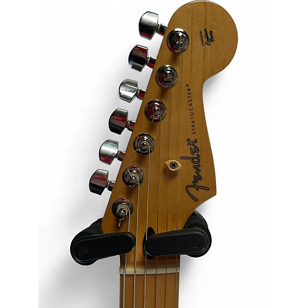 Used 2022 Fender Player Stratocaster HSS Yellow Solid Body Electric Guitar