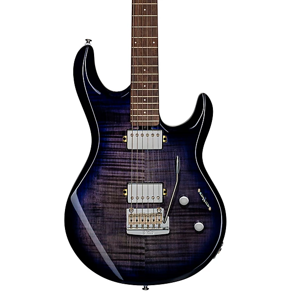Luke Flame Maple Top Electric Guitar Blueberry Burst