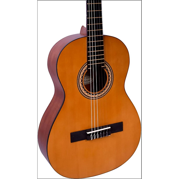 Valencia 200 Series 3/4 Size Hybrid Classical Acoustic Guitar Natural