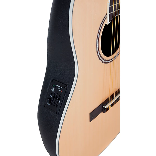 Applause AB24CS 4S Traditional Series Mid Depth Spruce Nylon String Classical Acoustic Electric Guitar Natural