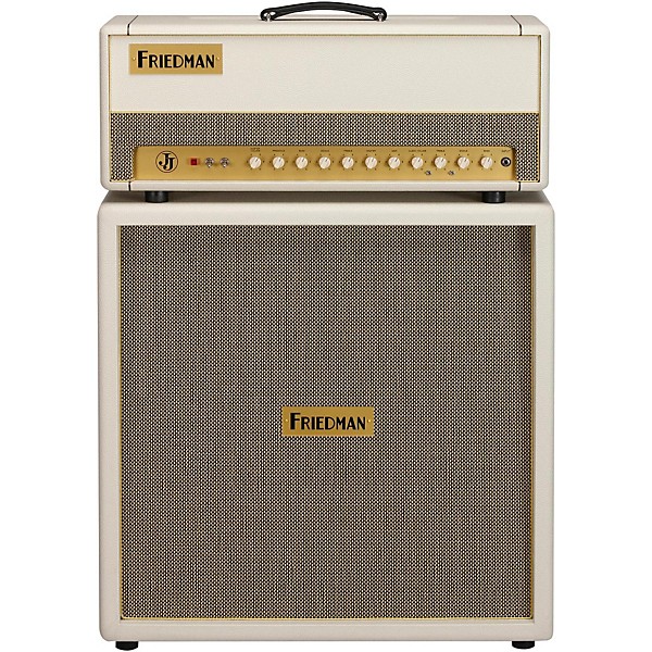 Friedman White Tolex Vintage 4x12 Guitar Speaker Cab White Tolex