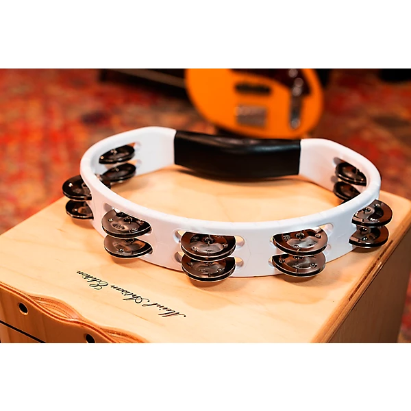 MEINL Headliner Series Molded ABS Tambourine, Dual Row White