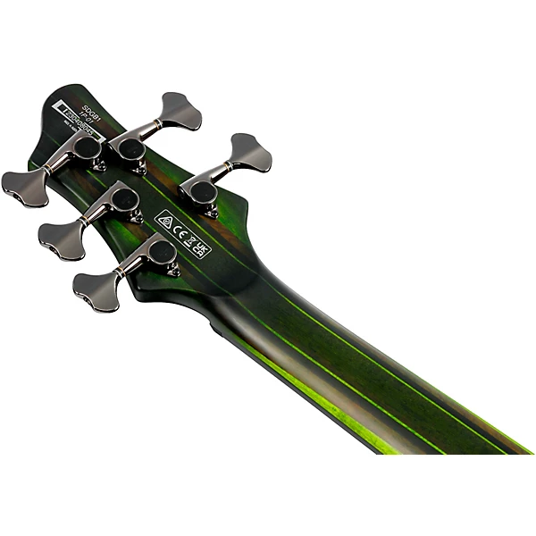 Ibanez Steve Di Giorgio Signature 5 string Electric Bass Guitar Dark Moss Burst
