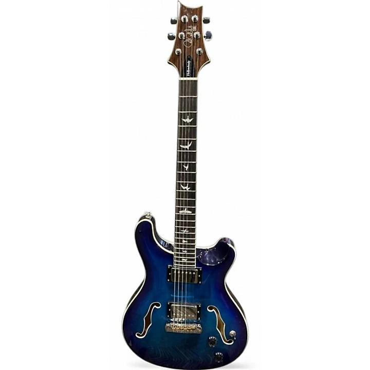 PRS Used PRS SE Hollowboady 2 Blue Burst Hollow Body Electric Guitar.gc