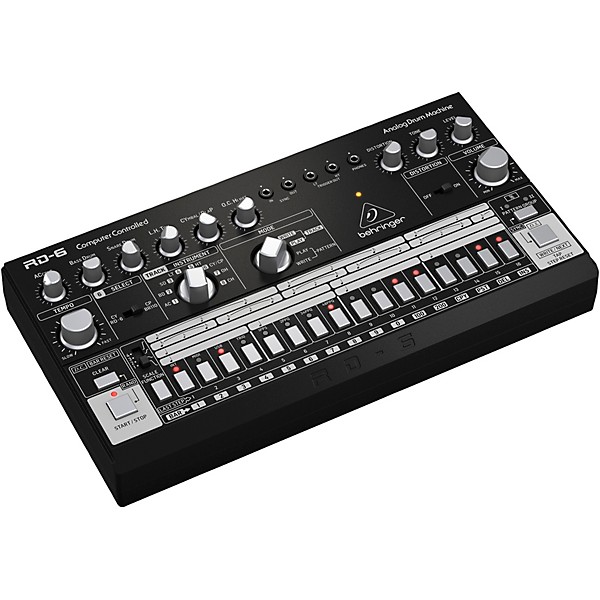 RD 6 BK Analog Drum Machine Black