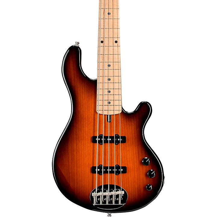 Classic 55 Dual J Maple Fretboard 5 String Electric Bass Guitar Tobacco Sunburst