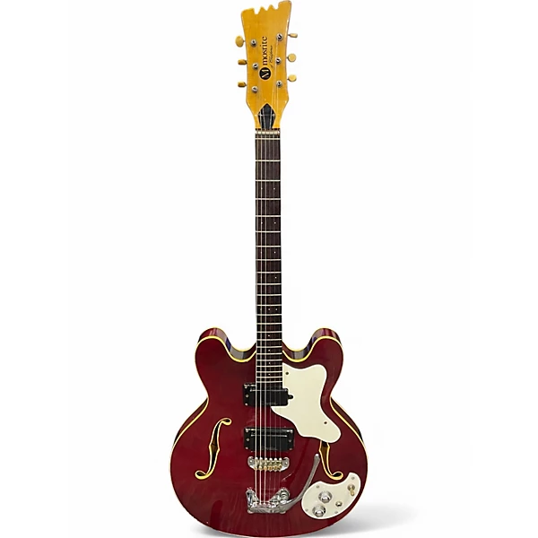 Vintage 1960s Mosrite CELEBRITY RED Hollow Body Electric Guitar