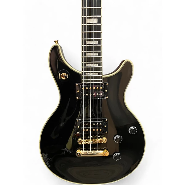 Epiphone Used Epiphone Limited Edition Tak Matsumoto DC Custom Black Solid Body Electric Guitar.gc