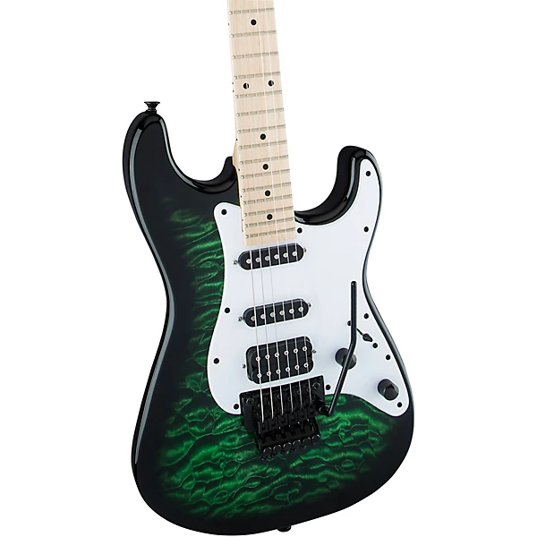 Jackson X Series Signature Adrian Smith SDXQ Electric Guitar Transparent Green