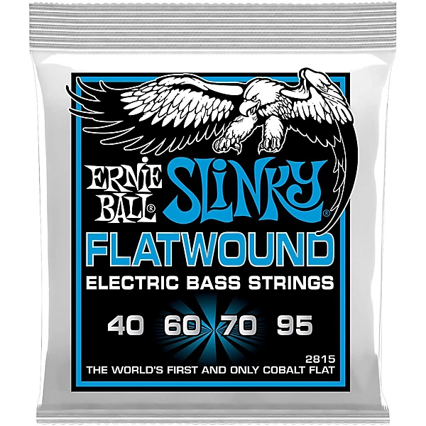 P02815 Extra Slinky Flatwound Bass Strings