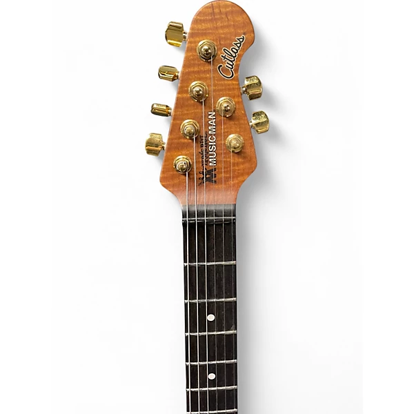 Ernie Ball Music Man Used Ernie Ball Music Man Jason Richardson Artist Series Cutlass Rorschach Red Solid Body Electric Guitar.gc