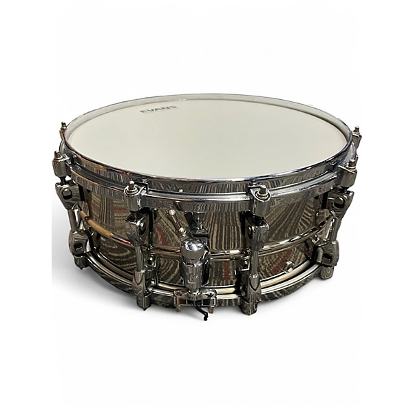 TAMA Used TAMA 65X14 Starphonic Snare Nickel over Brass Drum.gc
