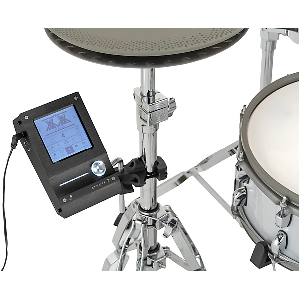 7 Acoustic Designed Electronic Drum Set White Sparkle