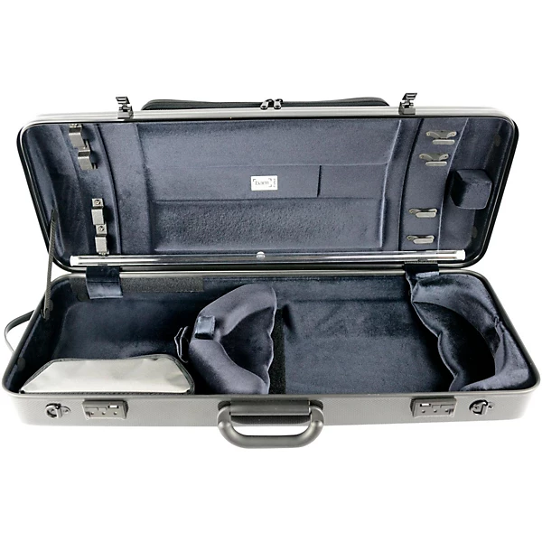 2202XL Hightech Large Adjustable Viola Case with Pocket Black Carbon