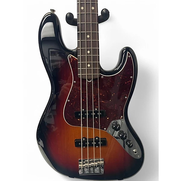 Used Fender American Professional II Jazz Bass 3 Color Sunburst Electric Bass Guitar
