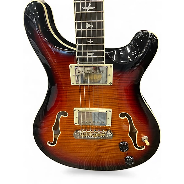 PRS Used PRS SE Hollowbody 2 Tone Sunburst Hollow Body Electric Guitar