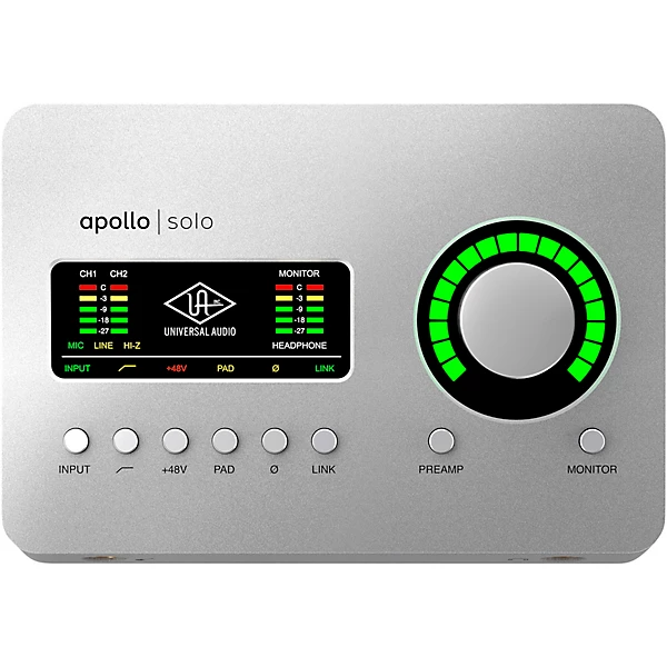 Universal Audio Apollo Solo USB Heritage Edition Audio Interface Level 1 L81235004000000.gc
