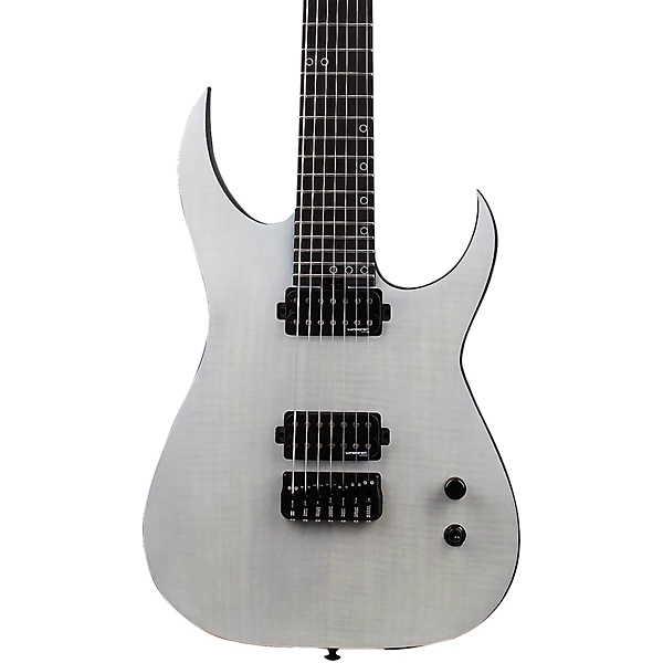 Schecter Guitar Research KM 7 MK III Legacy 7 String Electric Guitar Transparent White Satin