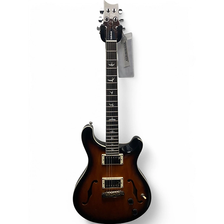 PRS Used PRS SE Hollowbody Tobacco Burst Hollow Body Electric Guitar.gc