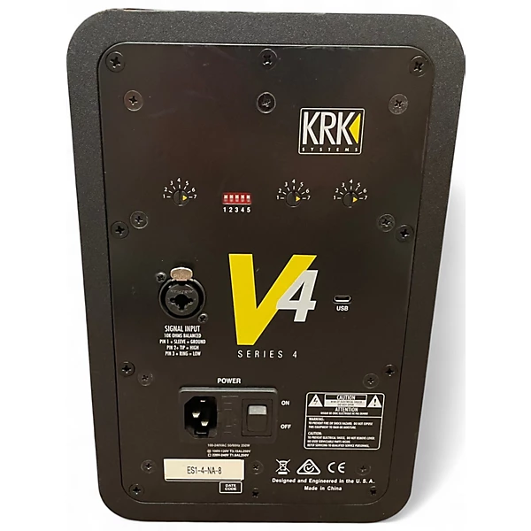 KRK Used KRK V4 Series 4 2 Way 4 Active Studio Monitor Pair Powered Monitor.gc