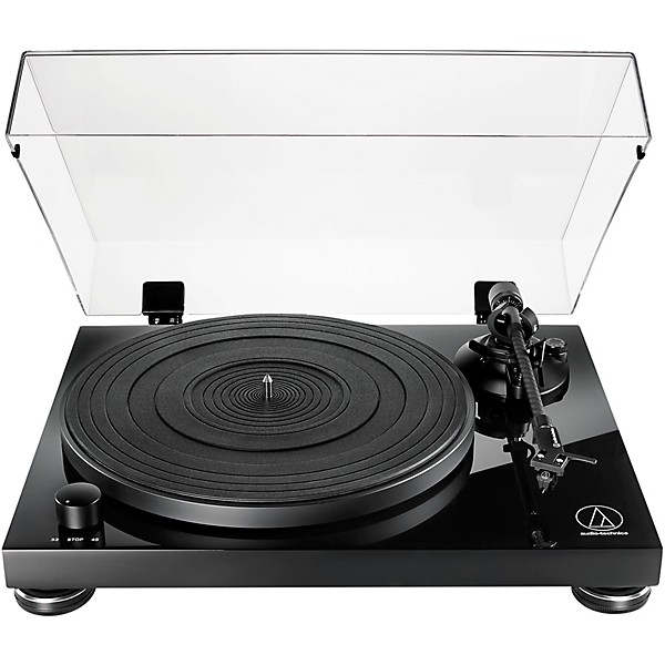AT LPW50PB Fully Manual Belt Drive Turntable Black
