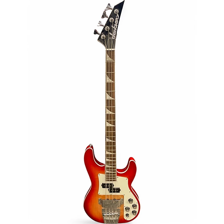 Used Jackson cbxnt dx iv  fireburst Electric Bass Guitar