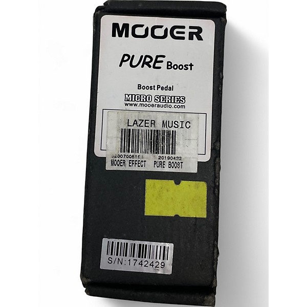 Used Mooer pure boost Effect Pedal