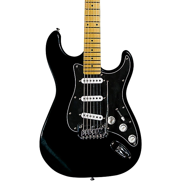 G&L Tribute Legacy Electric Guitar Black Satin Frost
