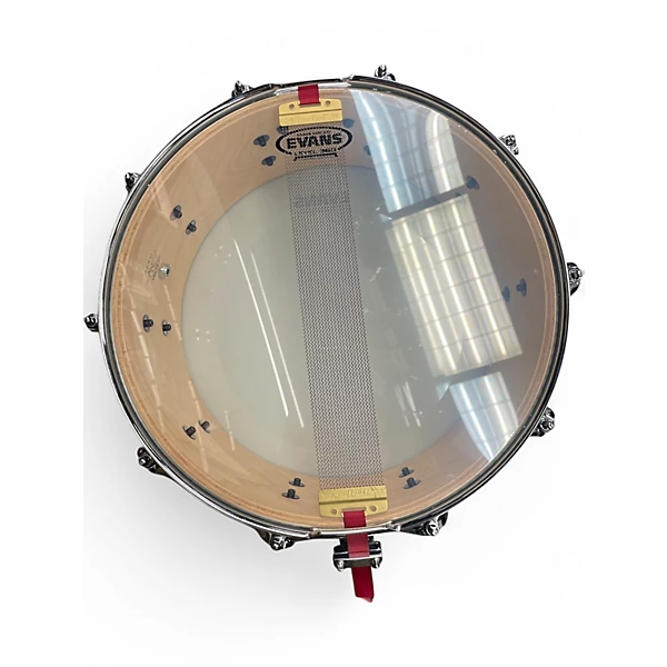 Pork Pie USA Used Pork Pie USA 65X14 10 PLY MAPLE POPLAR SNARE WHITE MARINE PEARL Drum.gc